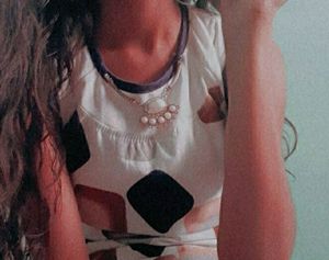 Cute Stylish Abstract Print Top