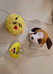 Cute Teddy Bear, Dog, Smiley Plush Toys -10
