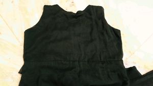 Sleeveless Button-Down Sheer Duster