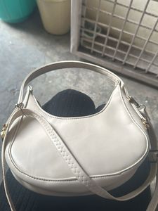 Cream Hobo Bag