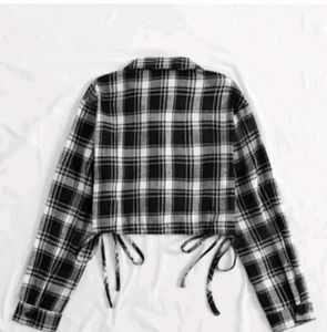 Black Crop Shirt