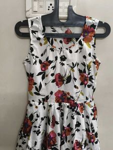 Floral Print Sleeveless Dress
