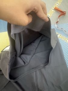 Elegant Grey Satin Skirt