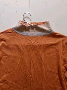 Orange Long Sleeve Top