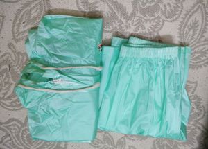 Light Blue Raincoat