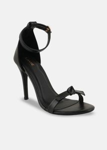 Chic Black Ankle Strap Heels