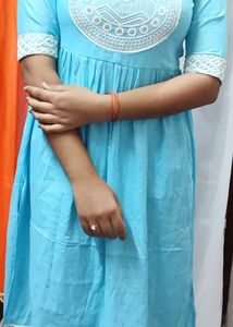 Blue Printed Kurti