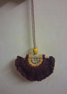 Boho Macrame car charm