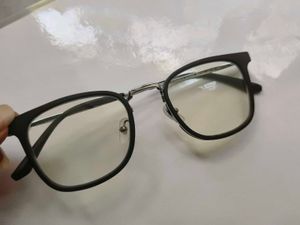 Stylish Zero Power Screen Black Frame Glasses