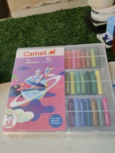 Camel Oil Pastels Set With 3D marvel Pouch