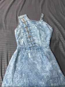 Denim dress for teenage girls 🩵