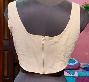 Crop Top Cum Blouse Top