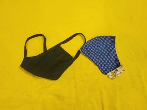 Cute Gingham &amp; Polka Dot Face Mask Set