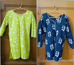2 Printed Kurtas for Women (Combo)!!