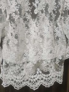 Elegant White Lace Blouse