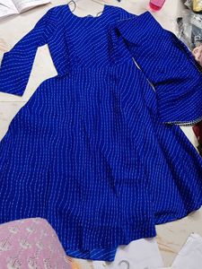 bust 36 Beautiful Blue Kurta Set