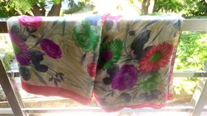 Floral Print Saree