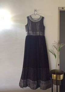 Elegant Brown Ethnic Gown