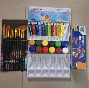 WATER COLOUR TUBES AND POSTER COLOR SET