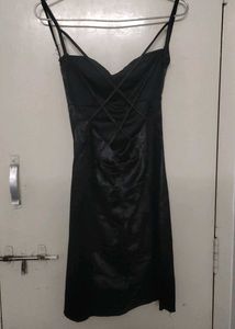 Criss Cross Backless Dress
