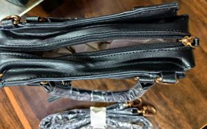 Iykyk Black Metal Detail Shoulder &amp; Sling Bag