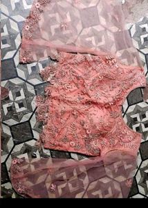Top and lehenga Skirt