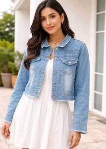 💙 Light Blue Denim Jacket