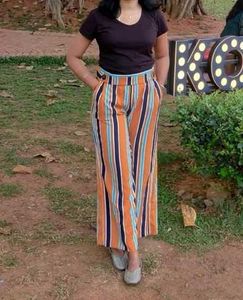 Striped Palazzo Pants