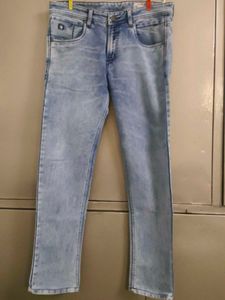Men's Light Wash Slim Fit Jeans