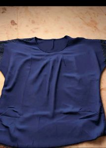 Elegant Teal Flowy Top combo offer
