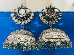 Big Jhumka Earrings, Very Light In Weight