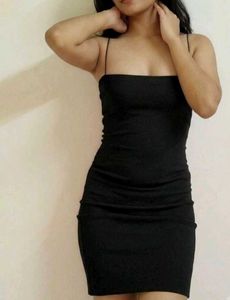 Black Spaghetti Strap Dress