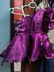 Baby girl flared party wear frock