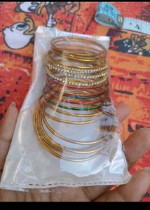 Set of Sparkling Multicolored Bangles