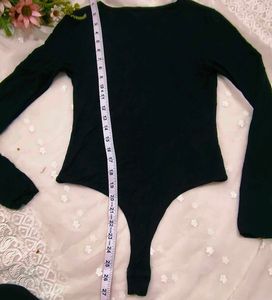 Ribbed Long Sleeve Bodysuit