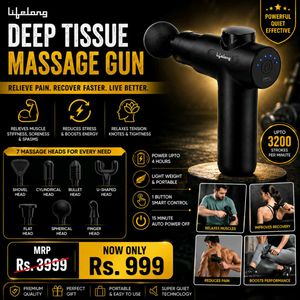 Portable Massage Gun with 8 Attachments