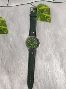 Stylish Green Dial Watch