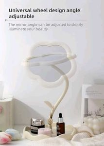 Cute Cloud Makeup Mirror with Tray
