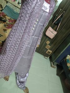 Kurta Pajama Net Jacket