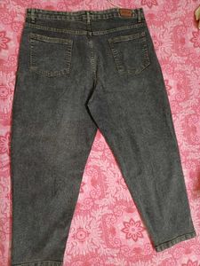 women's Washed Grey Denim Jeans