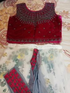 Beautiful indo western lehenga set