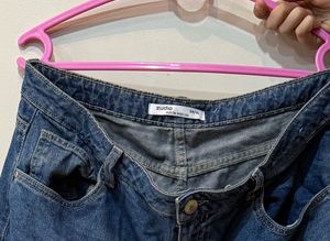 Zudio Wide Leg Blue Jeans