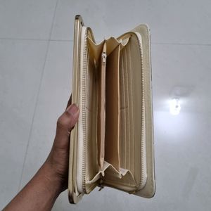 Unique Girl Print Rhinestone Wallet