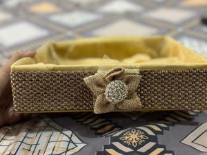 Wooden Jute Basket