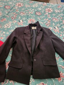 Classic Dark Grey Blazer Summer