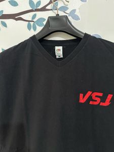 Men's Black VSJ T-Shirt single stitch 🇩🇪