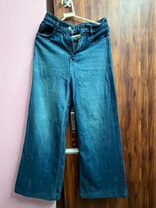 Wide Leg Denim Jeans