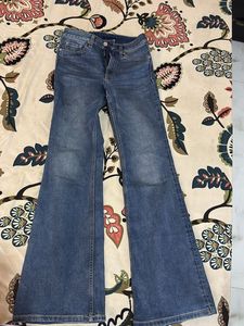 H&amp;M Women's Blue Flare Jeans