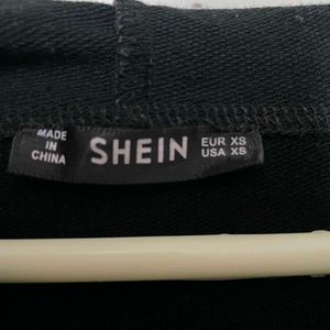 Shein Black Oversized Zipper
