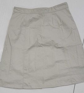 Vintage Button-Front A-Line Skirt